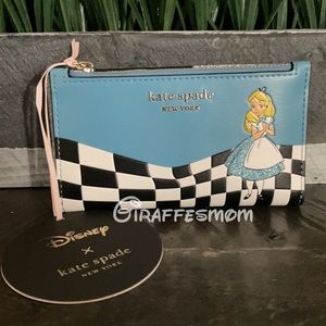 Alice in wonderland kate spade wallet Clearance